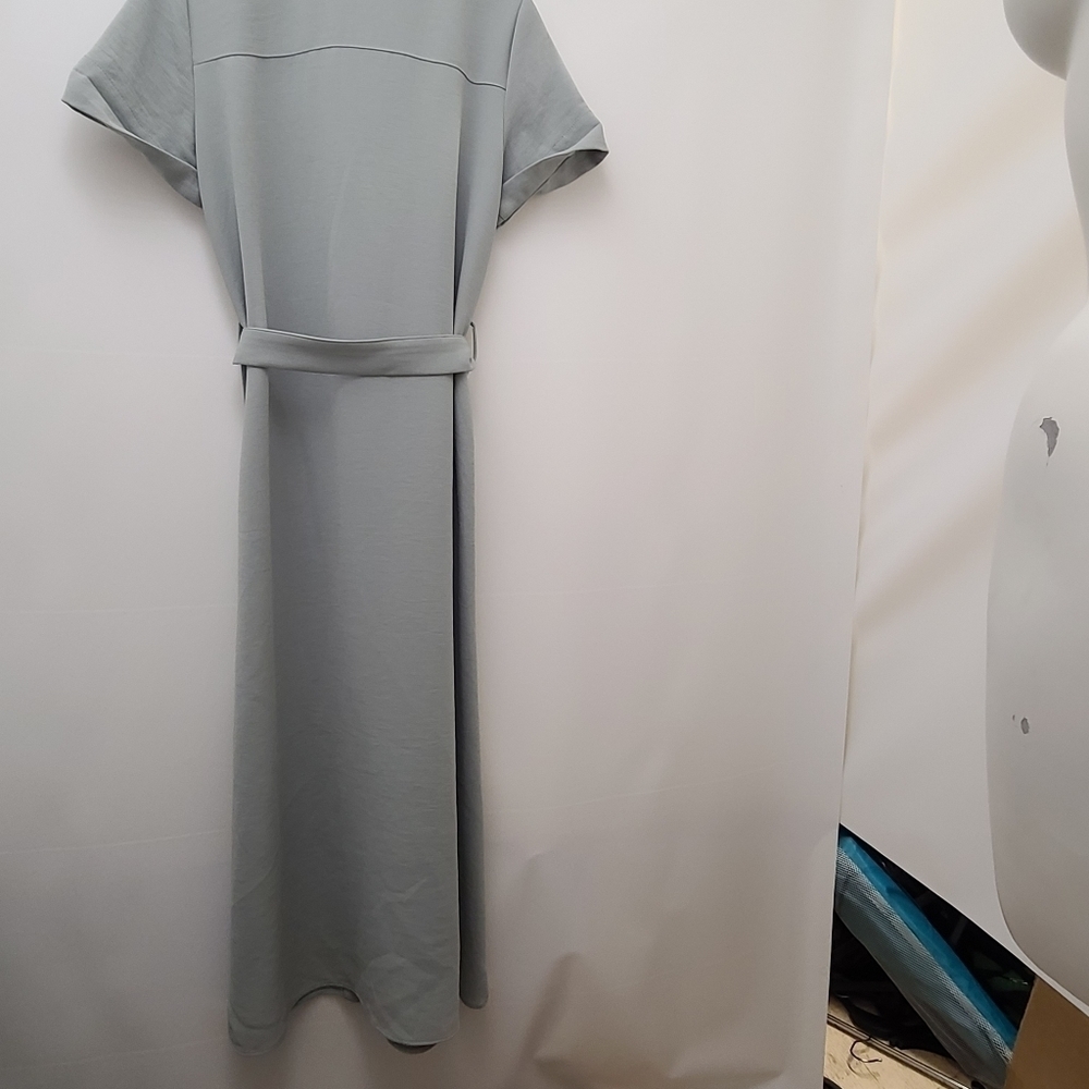 ZARA SHIRT DRESS WITH BELT SIZE XXL MINT | 3035/522 - Picture 7 of 8